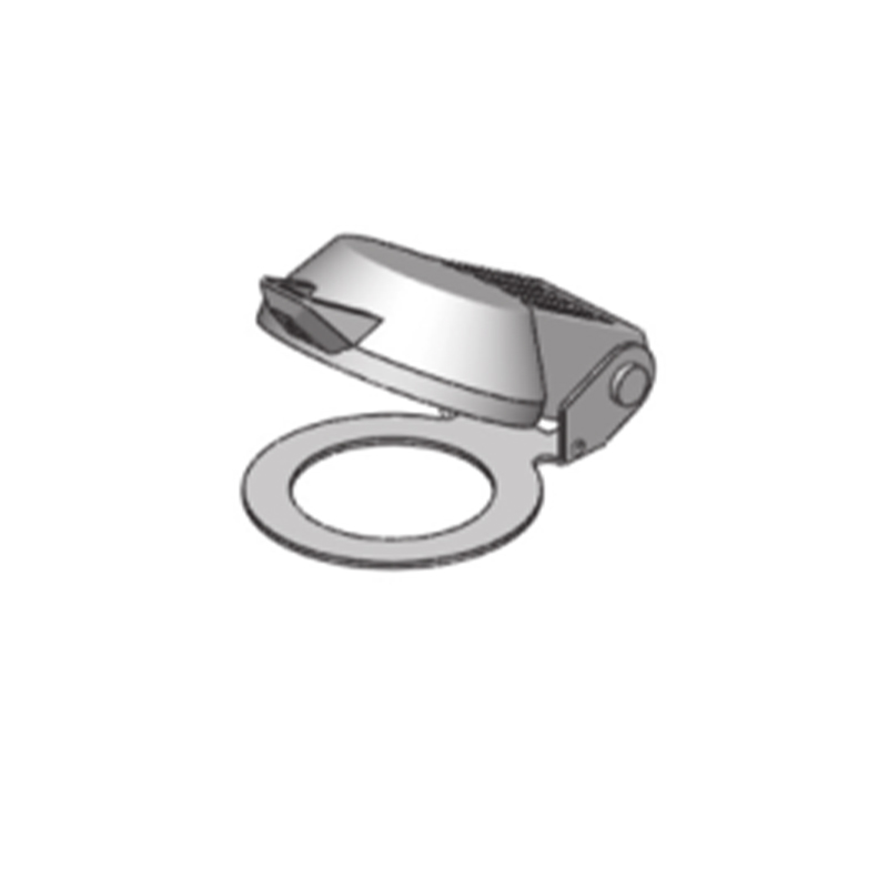 DP001 Chrome ZDC pölysuoja Vedenpitävä kansi Lukon tarvikkeet