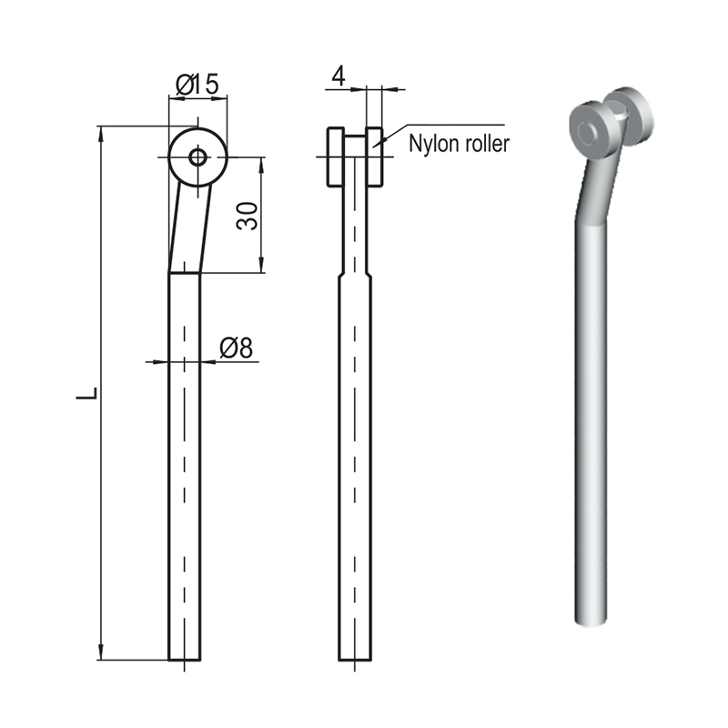 LG001 Nylon Roller Kiertokangon lisävarusteet