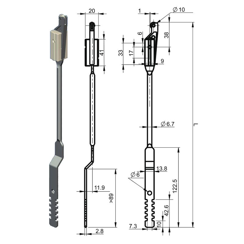 LG002-1 Kiertokangon teollisuuslukkotarvikkeet